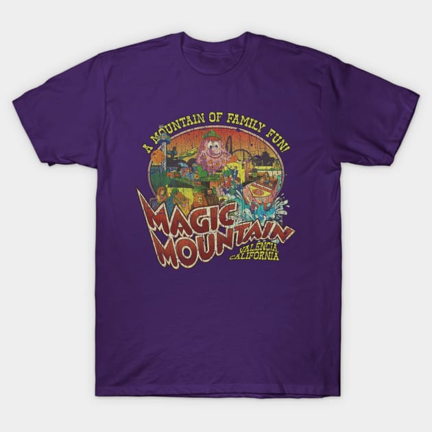 Magic Mountain Family Fun 1971 T-Shirt by JCD666